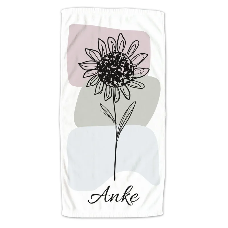 Handtuch Sonnenblume