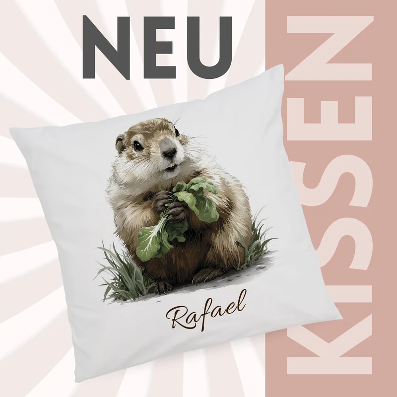 Kissenbezug Murmeltier