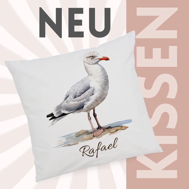 Kissenbezug Möwe