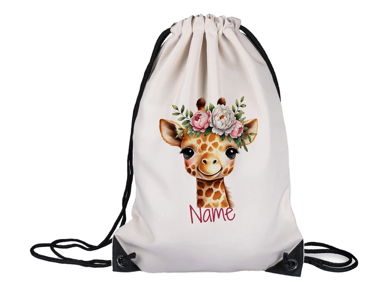 Turnbeutel Giraffe
