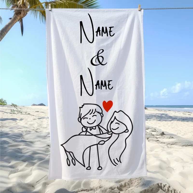 Handtuch zur Hochzeit
