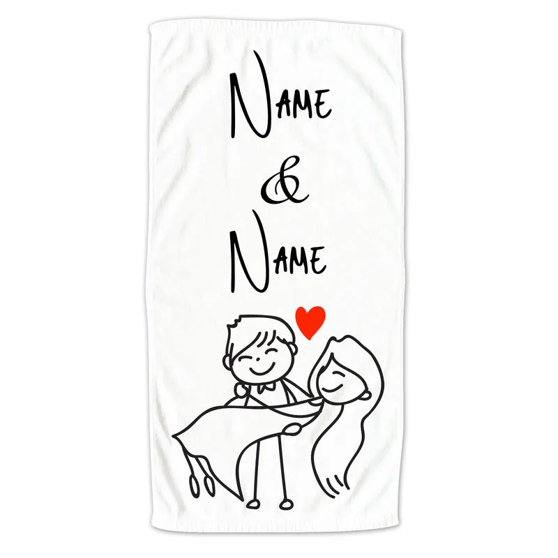 Handtuch zur Hochzeit