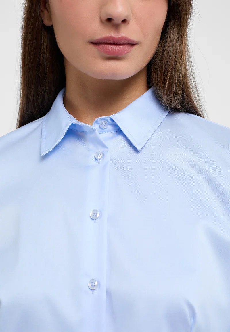 Cover Shirt Bluse Twill Langarm