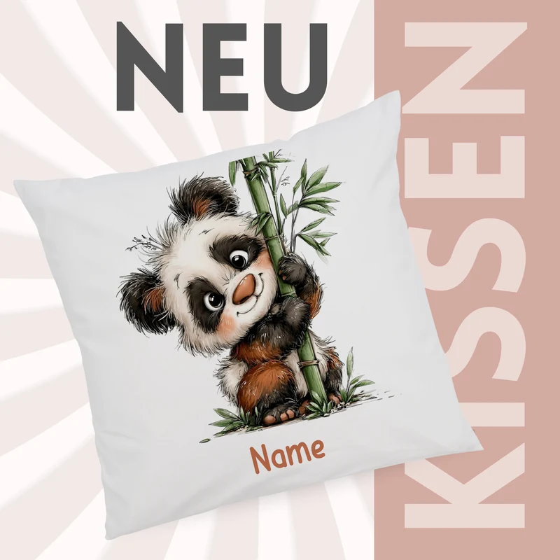 Kissenbezug Panda