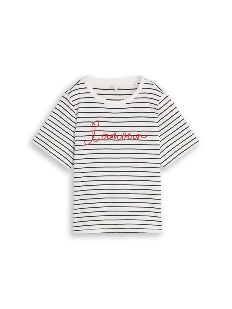 T-Shirt mit Schriftzug