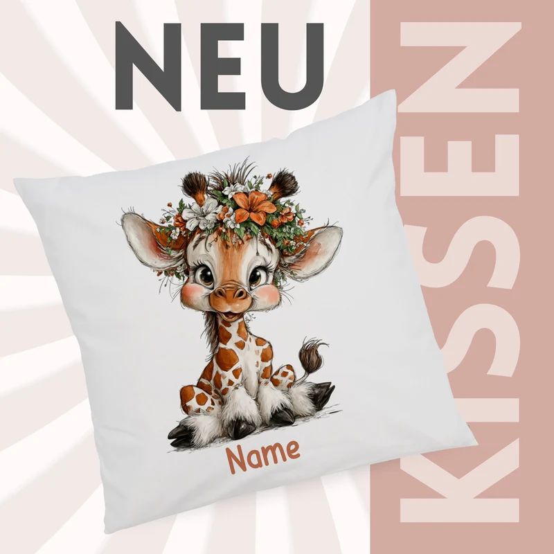 Kissenbezug Giraffe