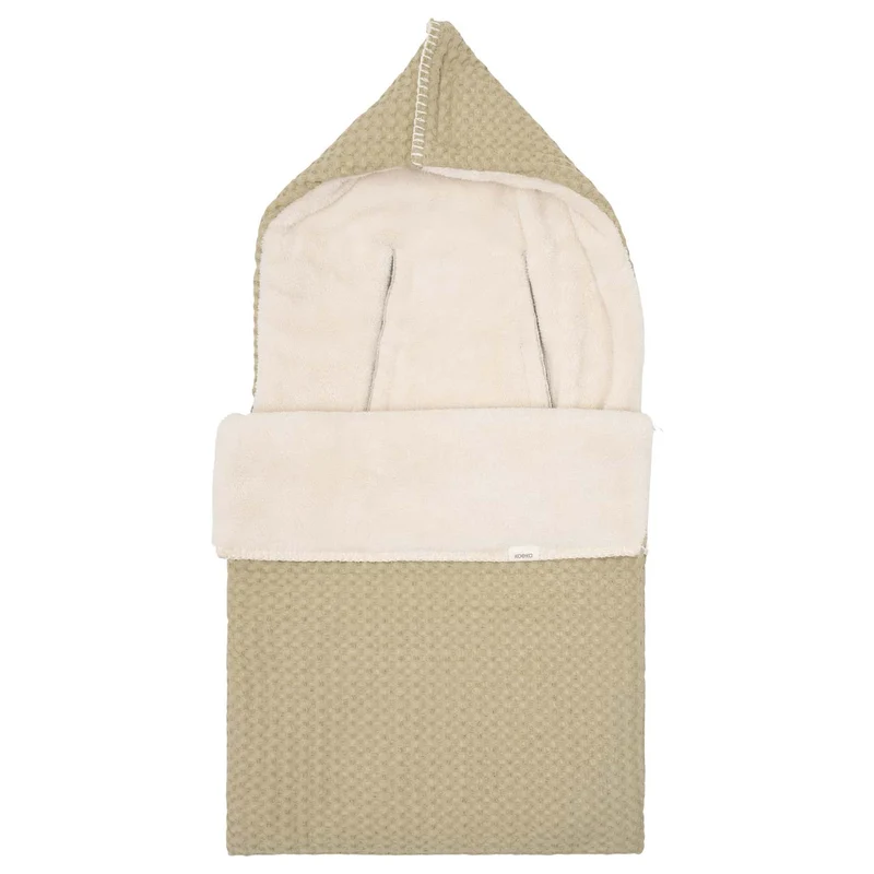 Footmuff 0+ 3/5 points teddy Oslo olive