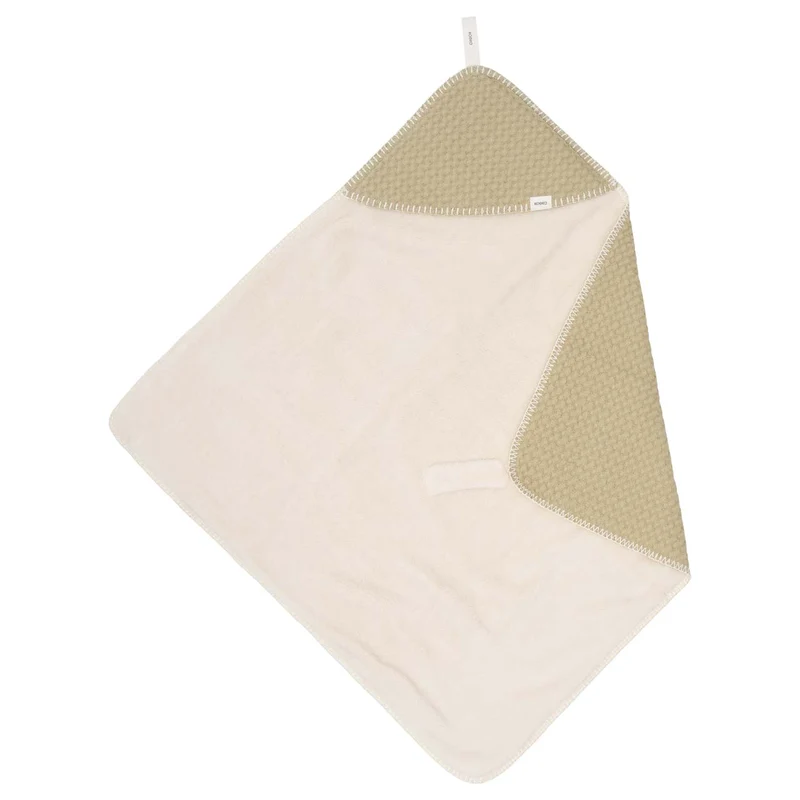 Wrap towel teddy Oslo olive