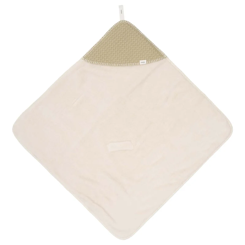 Wrap towel teddy Oslo olive