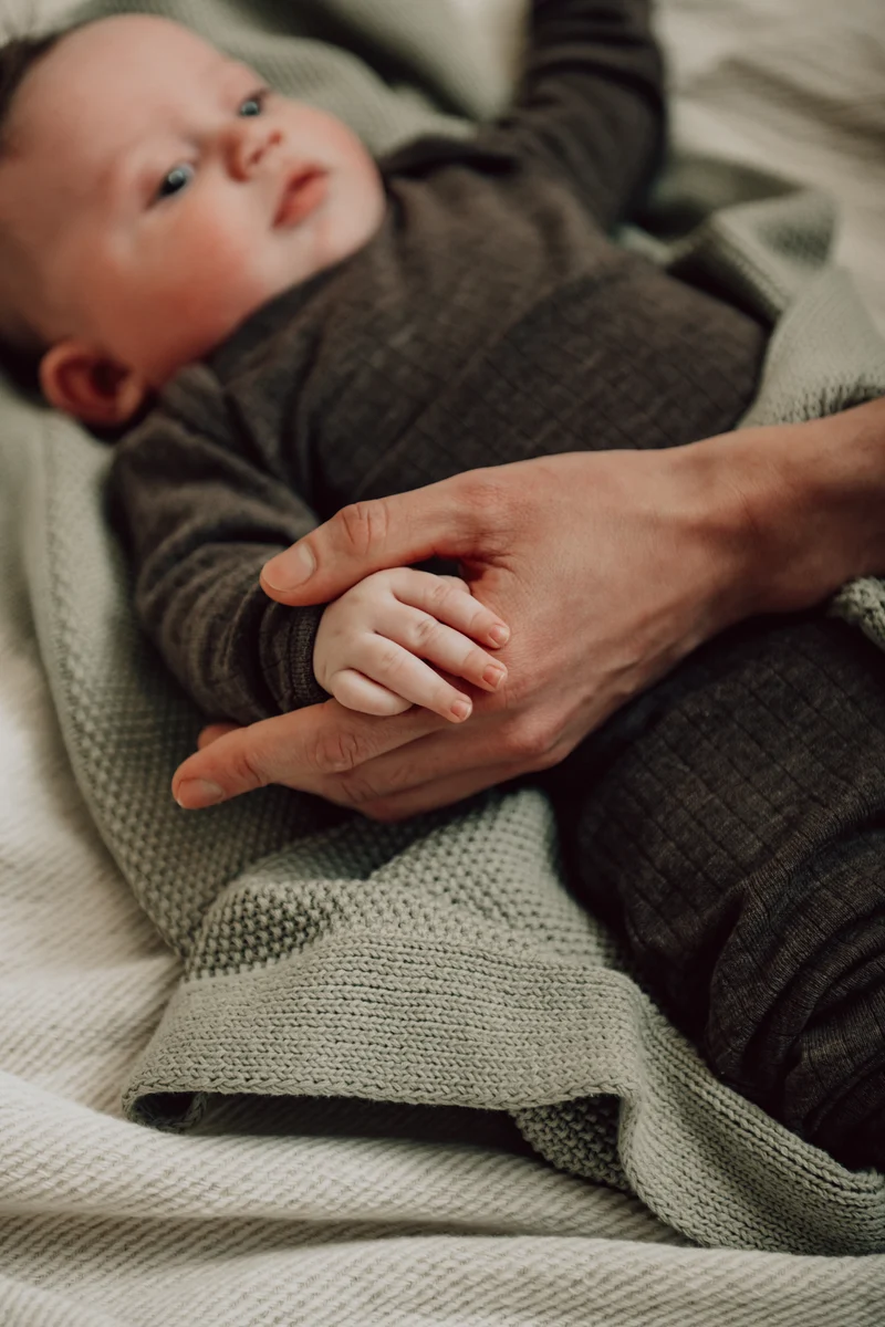 Bassinet blanket Lisbon olive