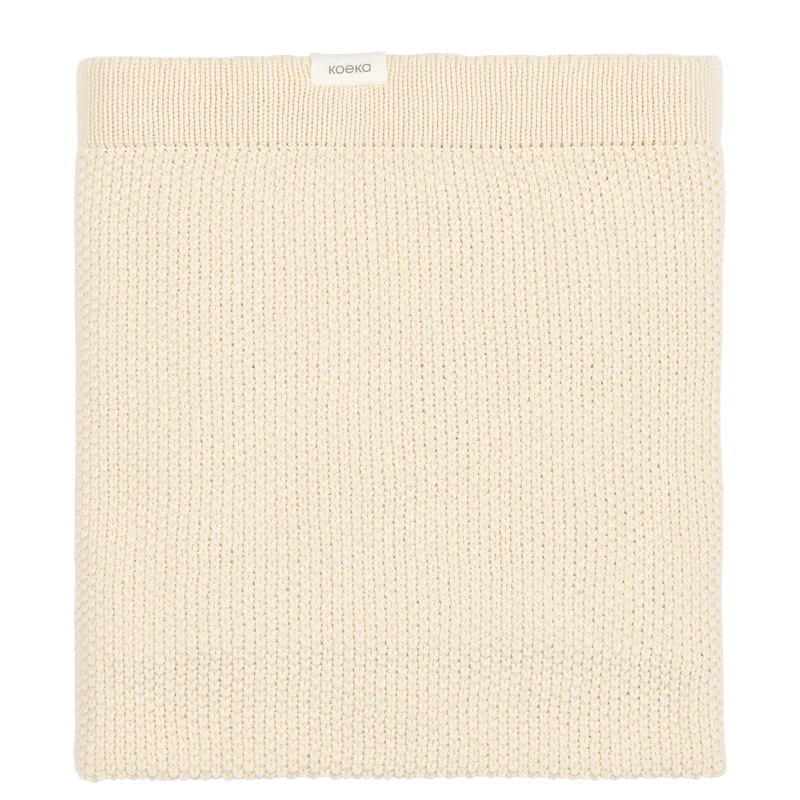 Bassinet blanket Lisbon powder white