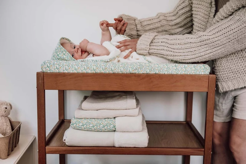 Bassinet blanket Lisbon powder white