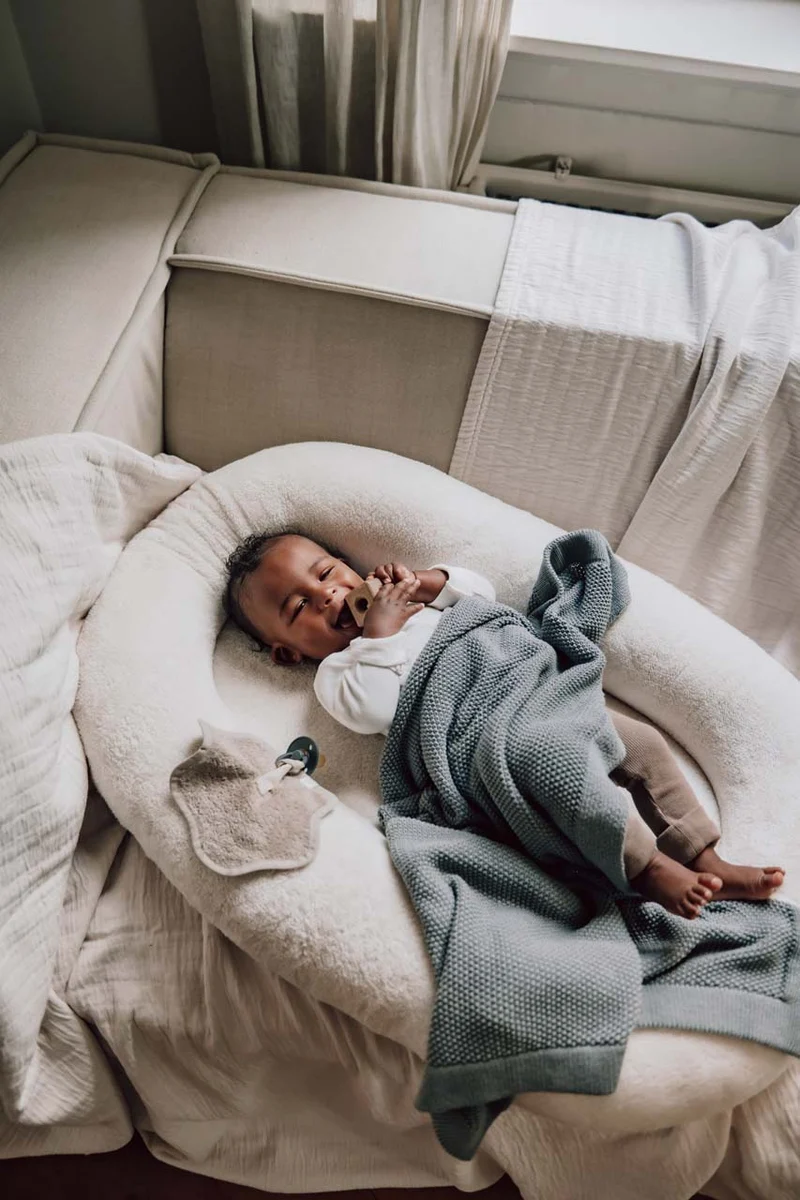 Bassinet blanket Lisbon dew
