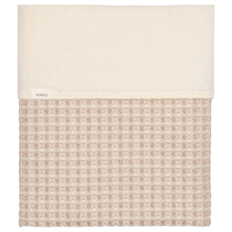 Bassinet blanket cotton fleece Amsterdam crumble