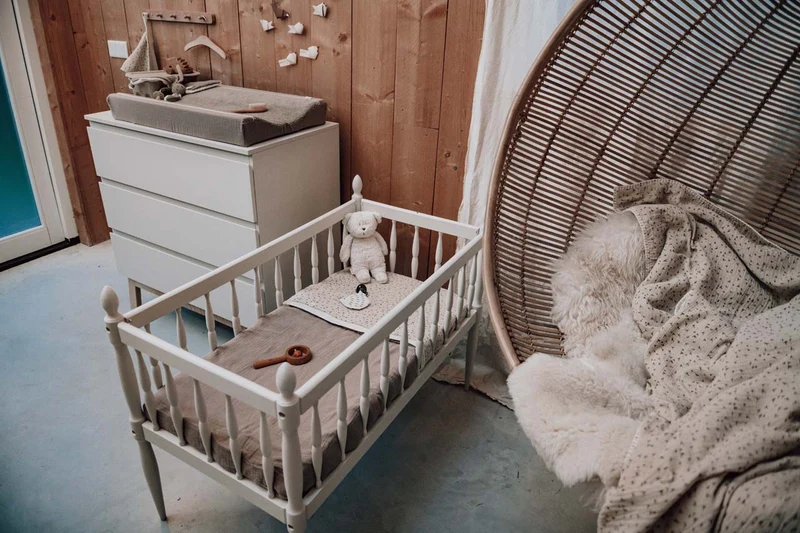 Bassinet blanket teddy Faro caffe