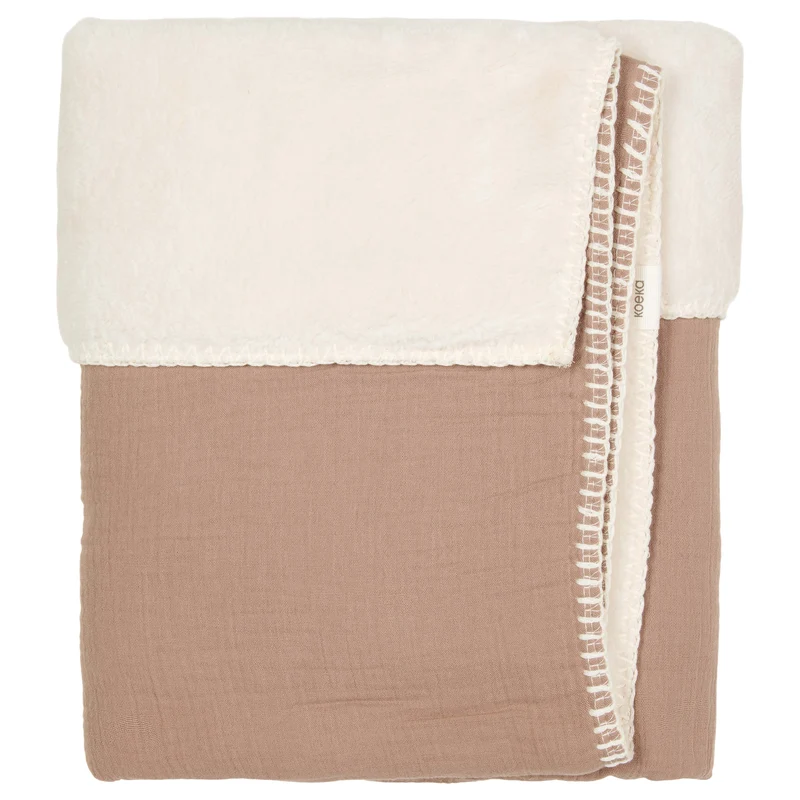 Bassinet blanket teddy Faro caffe