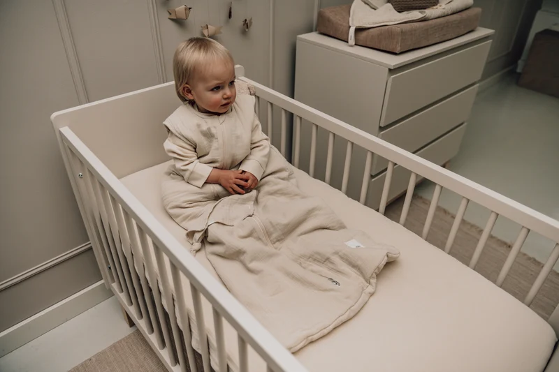 Baby sleeping bag 4 seasons Faro warm white - 80