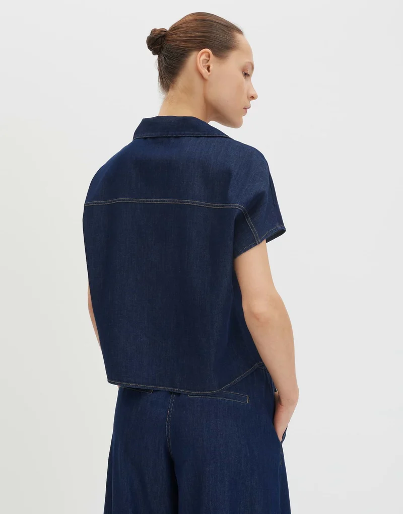 Zondra denim, rinsed dark blue