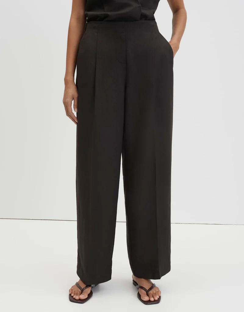 Cisilia linen, dark truffle