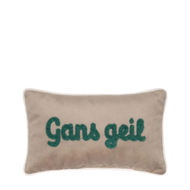 Pad Kissen PETITE Gans geil natural 18 x 32 cm