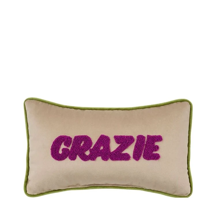 Pad Kissen PETITE Grazie beige 18 x 32 cm