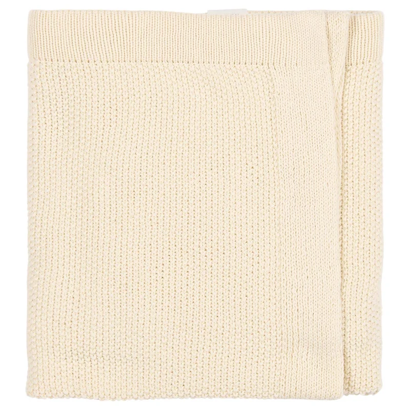 Cot blanket Lisbon powder white