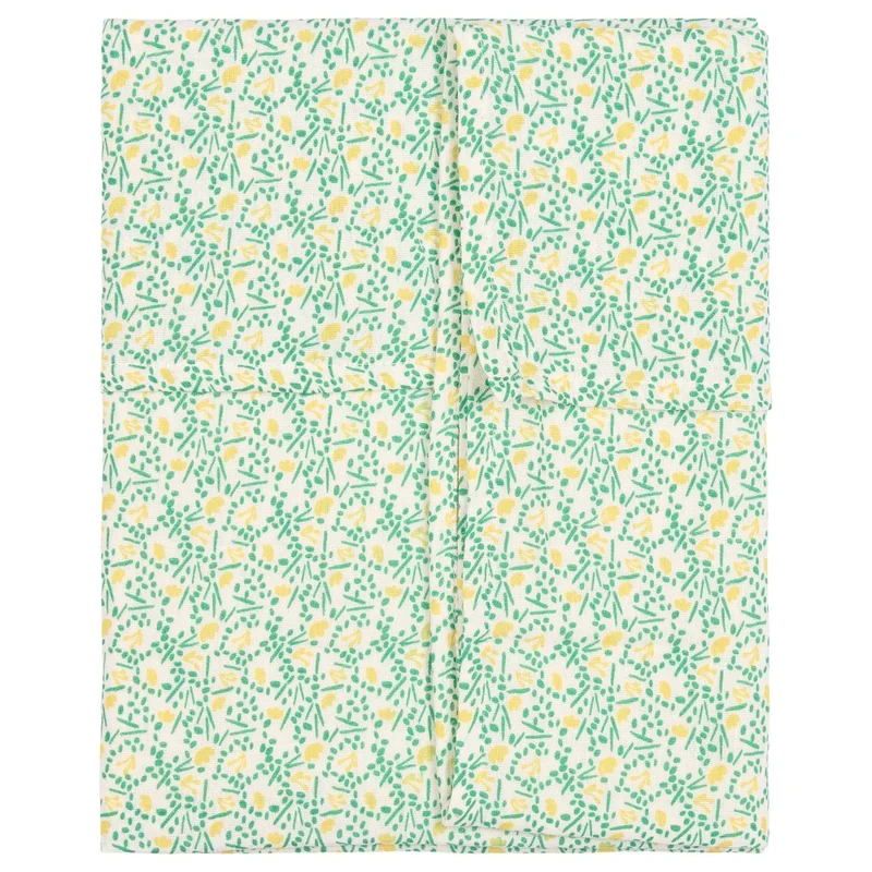 Cot sheet Meadow off white
