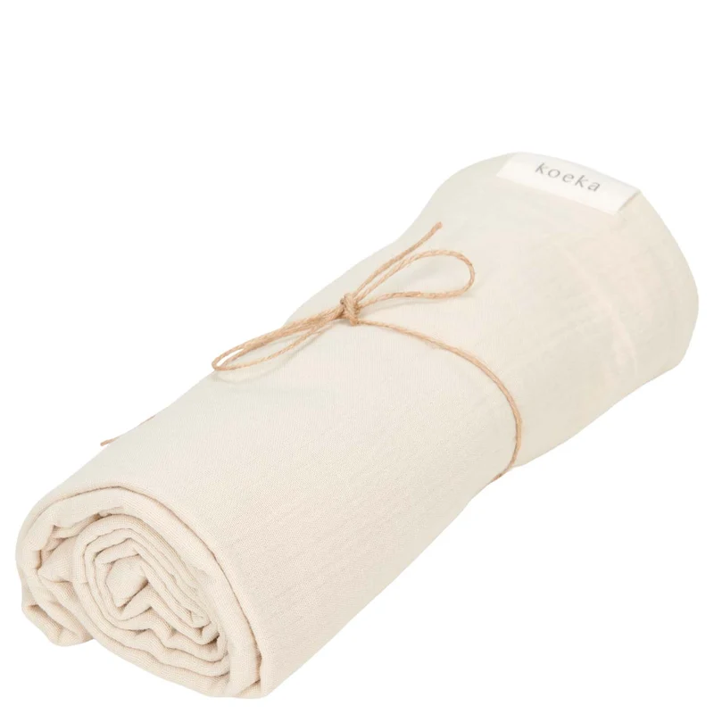 Muslin swaddle Faro warm white