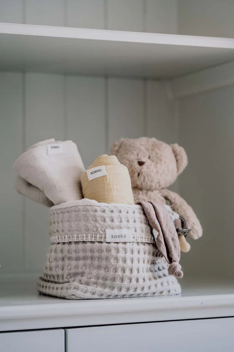 Muslin swaddle Faro warm white
