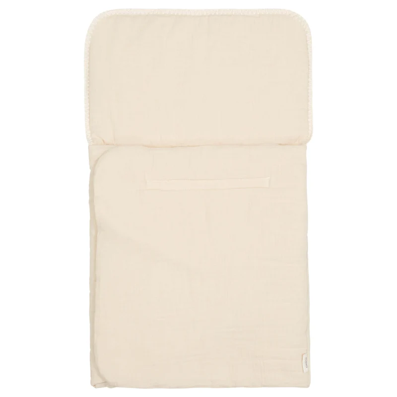 Wrap blanket Faro warm white