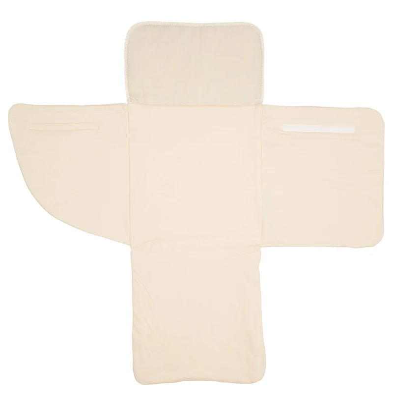 Wrap blanket Faro warm white