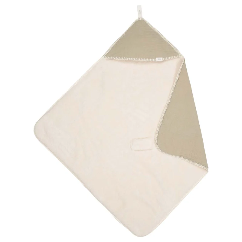 Wrap towel teddy Faro sage