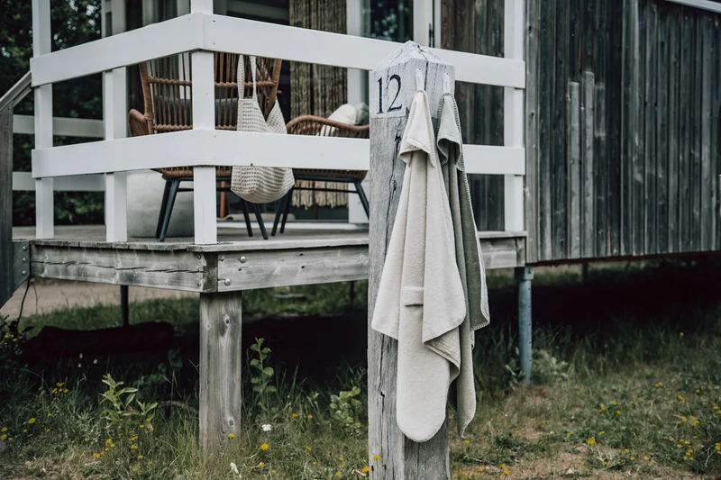 Wrap towel Faro warm white