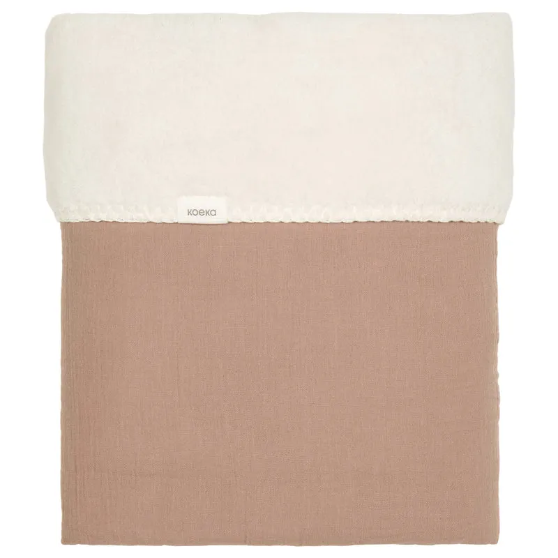 Cot blanket teddy Faro caffe