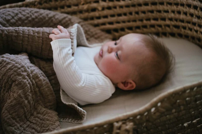Cot blanket Rivoli caffe