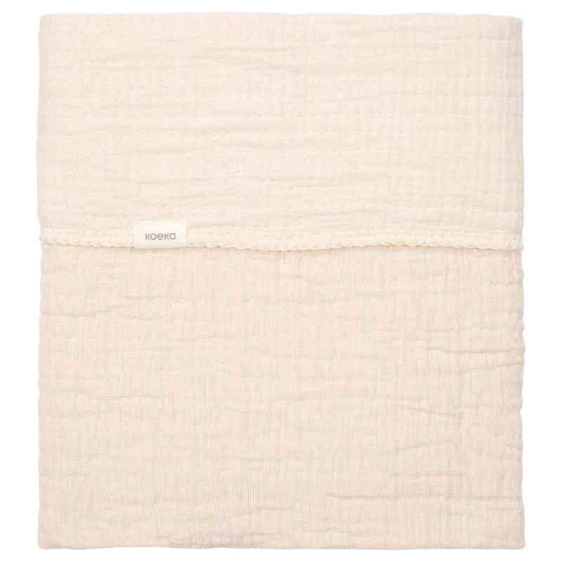 Cot blanket Rivoli warm white