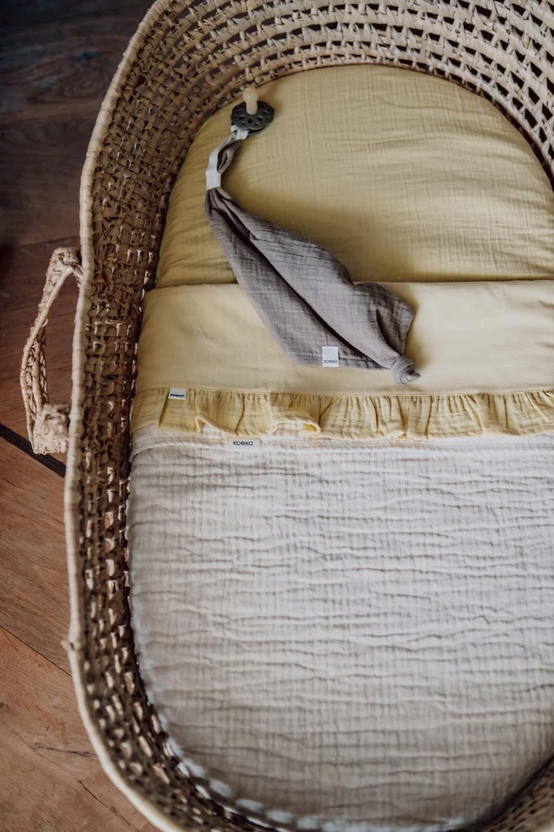 Cot blanket Rivoli warm white