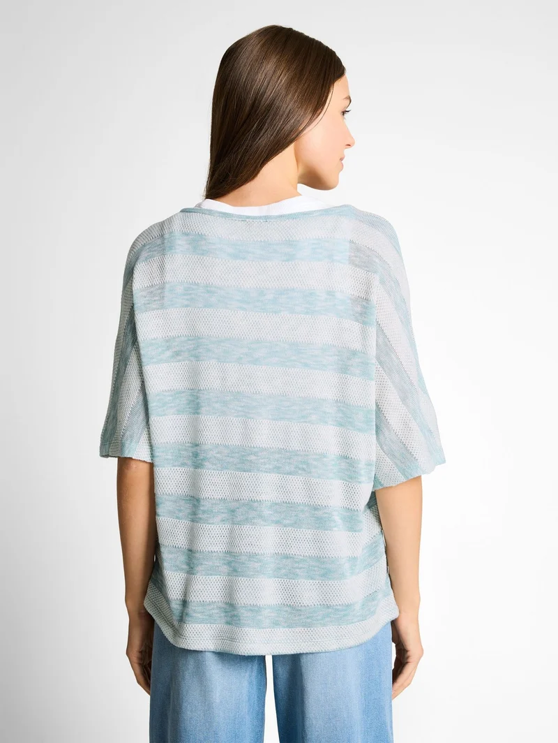 Loose Fit T-Shirt mit Fledermausärmeln