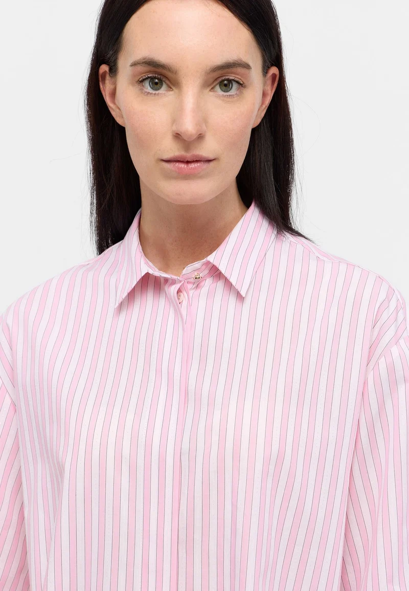 Bluse Satingewebe Langarm