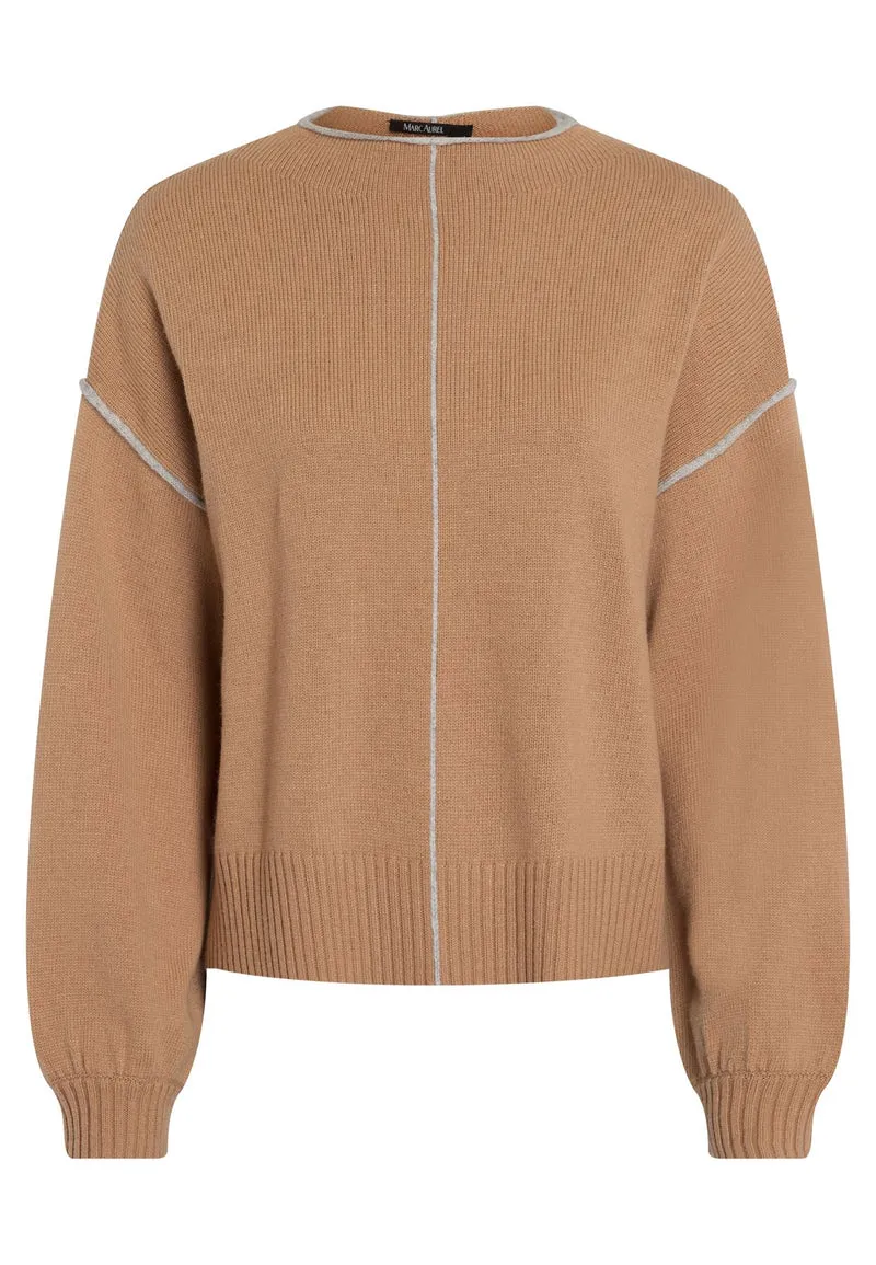 Pullover mit Kontrast-Details