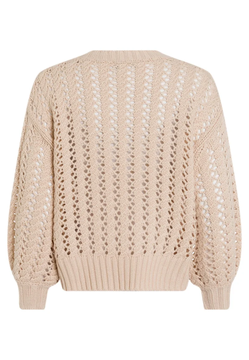 Pullover mit offener Struktur