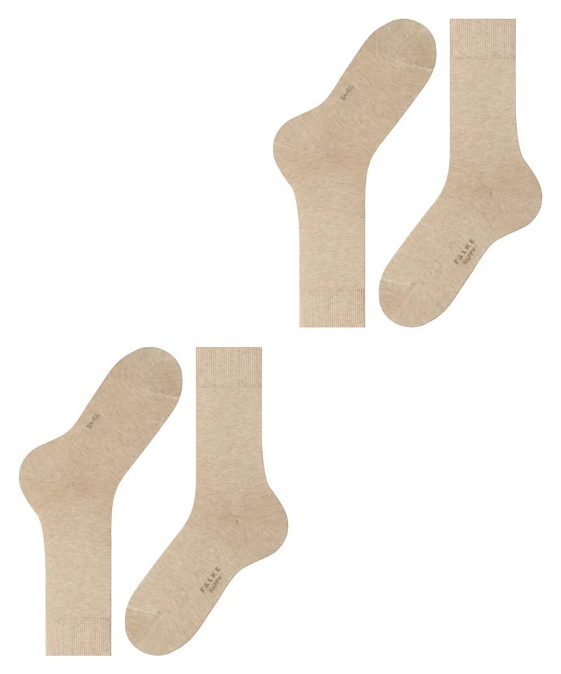 FALKE Happy 2-Pack Herren