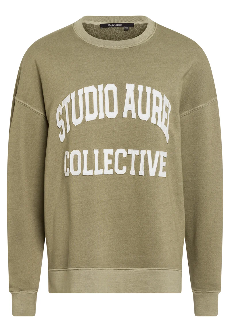 Sweatshirt mit Logo-Applikation