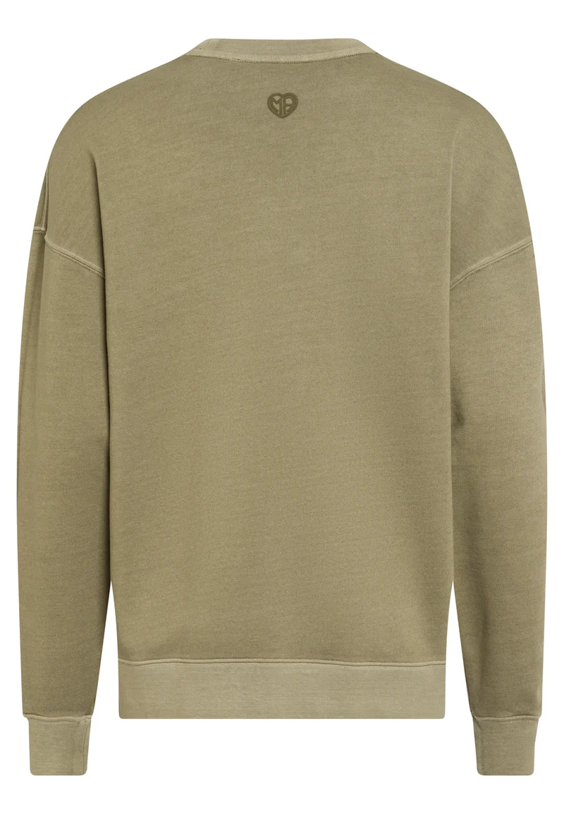 Sweatshirt mit Logo-Applikation