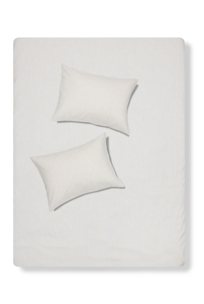 Linen Cotton Bedding "Casa Mare" in Capri Stripe