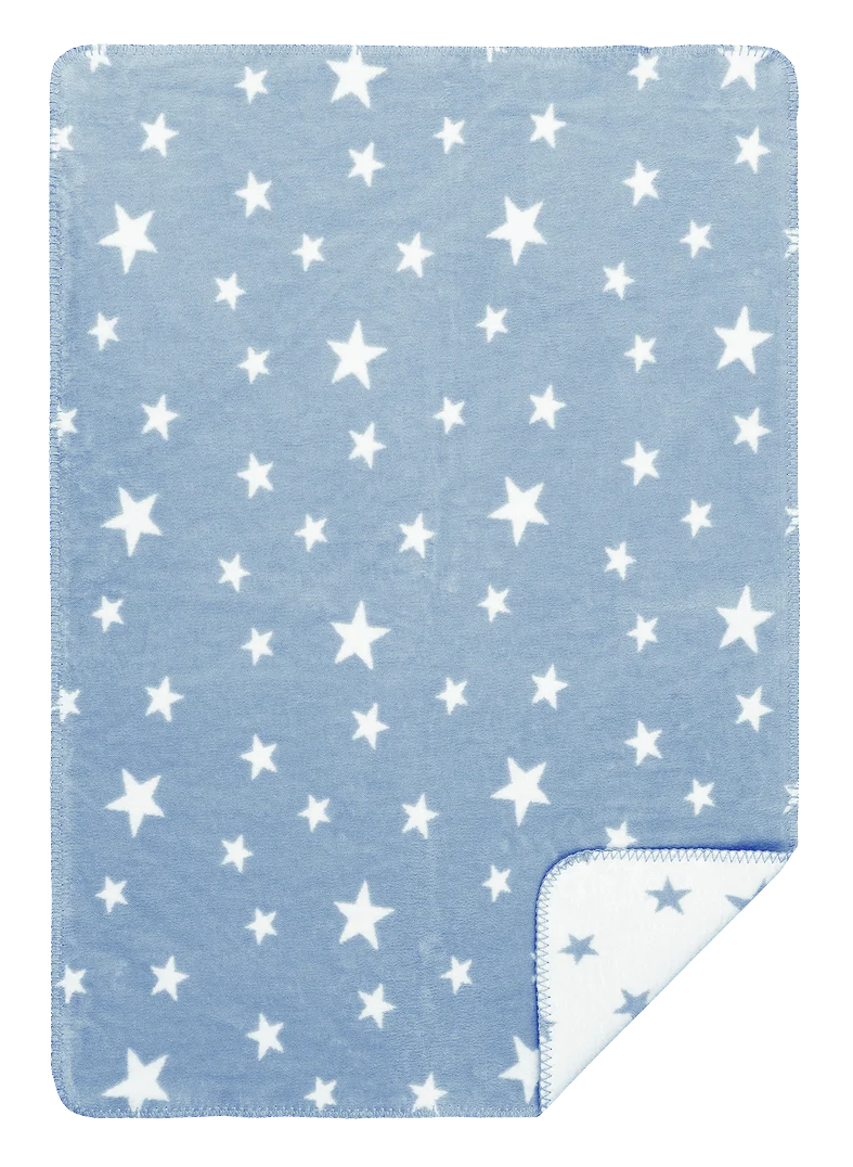 New Stars Babydecke – Bio-Baumwolldecke 75 × 100 cm in 5 Farben | Richter