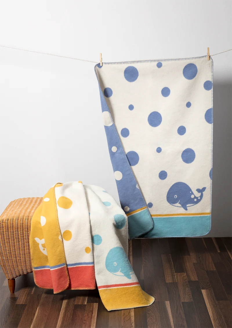 Wanda Babydecke – Bio-Baumwolldecke 75 × 100 cm in 3 Farben | Richter