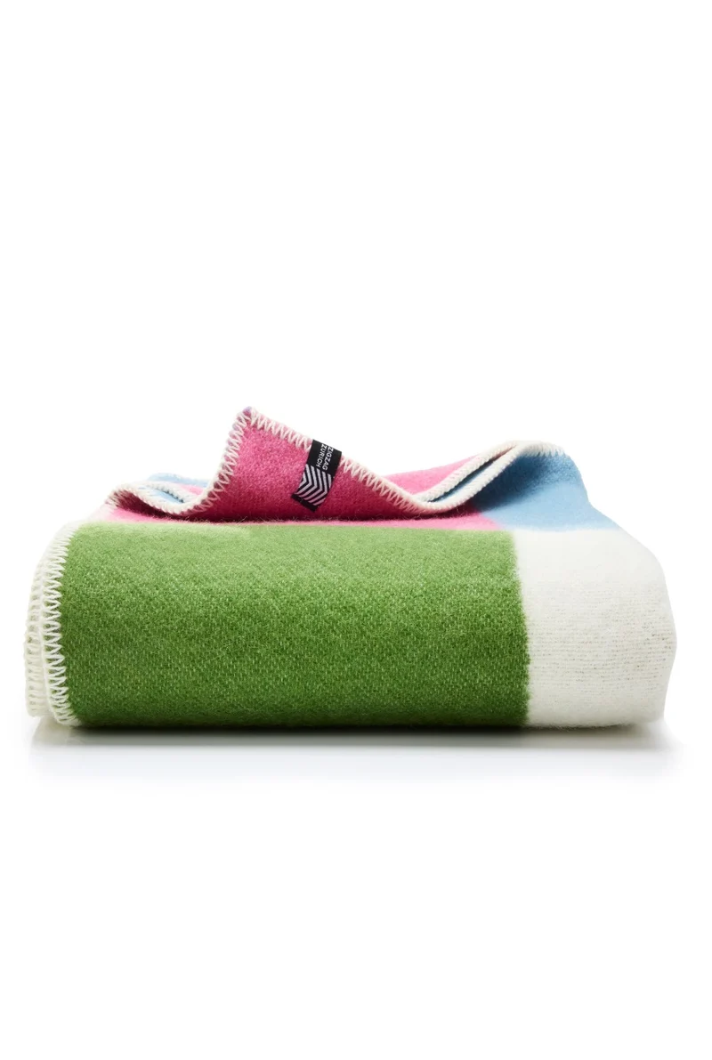 Wool Blanket “Frame” by Luzia Hein