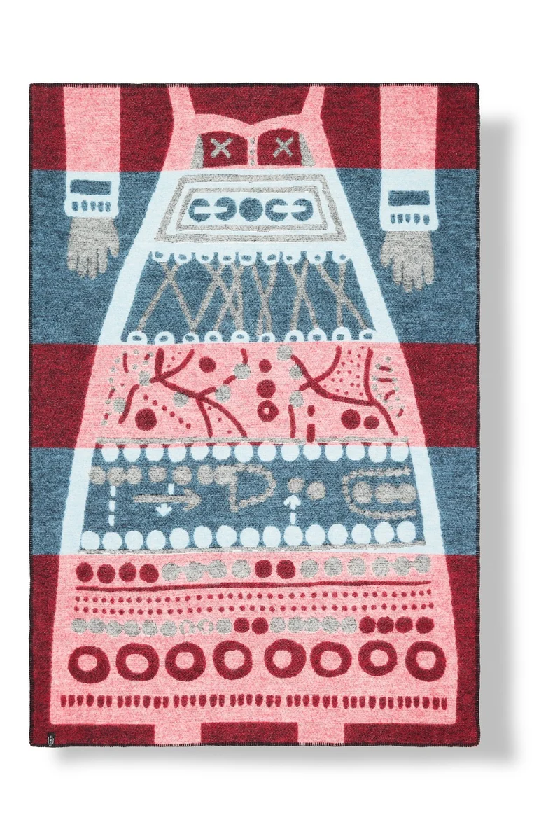 Wool Blanket “Lady” by Katherine Lodge