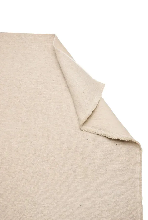 Eco Cashmere Bedspread in Beige